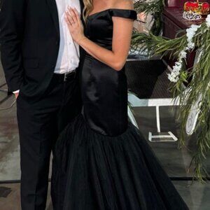 Sherri Hill Black Mermaid Dress